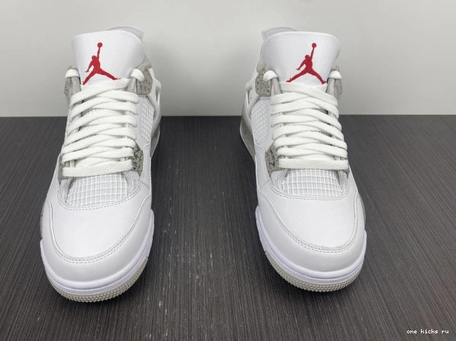 Chep Onekick (2021) Oreo CT8527-100 Retro Jordan 4 White 0604